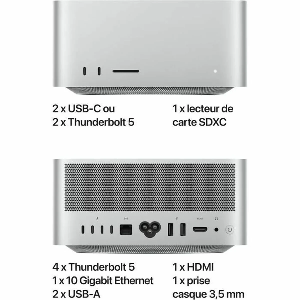 Mini PC Apple Mac Studio 96 Gb RAM 1 TB SSD