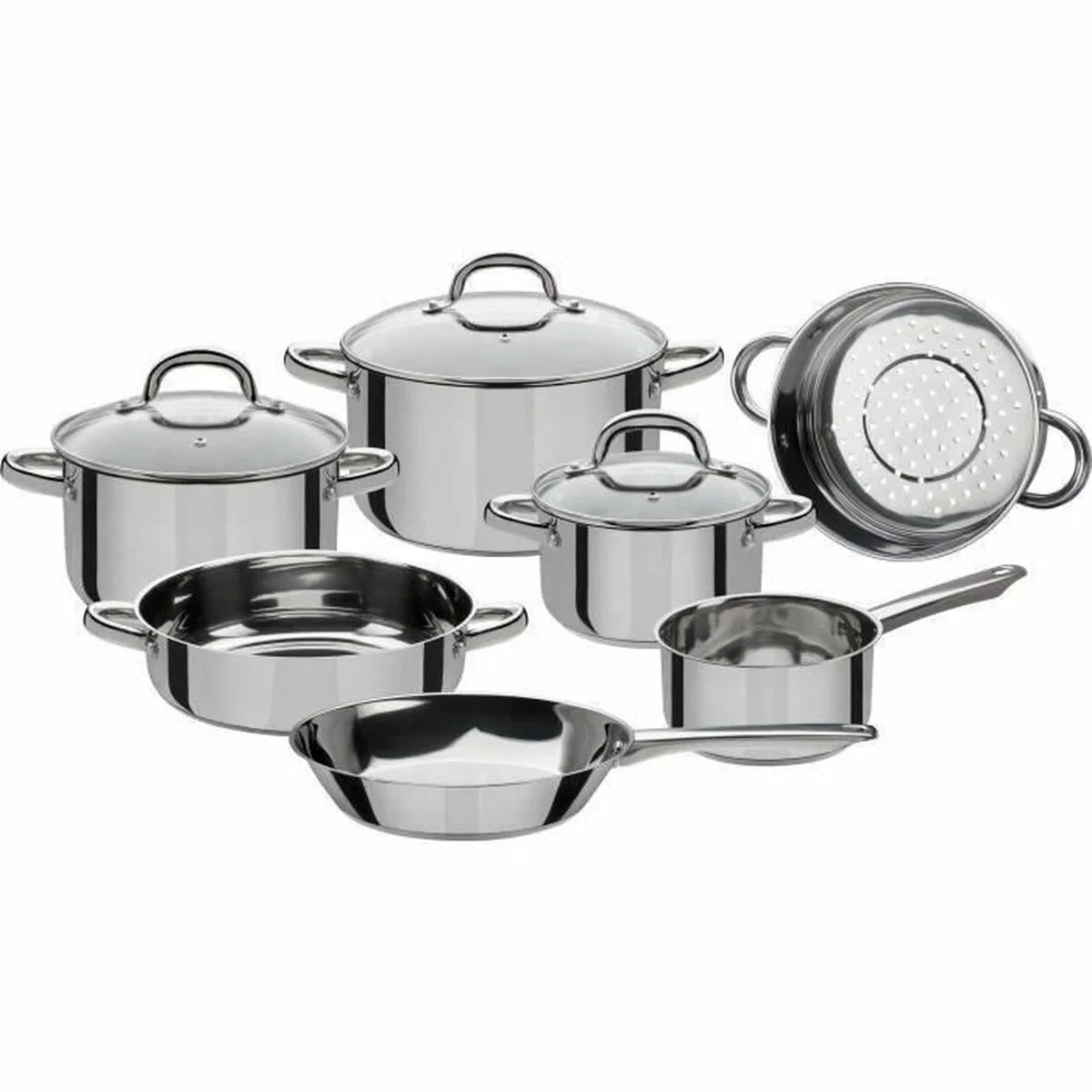 Batería de Cocina GSW Acero 10 Piezas