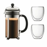 Cafetera de Émbolo Bodum Gris 1 L 0,35 L (8 Unidades)