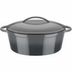 Cacerola Con Tapa GSW Gris Hierro Fundido