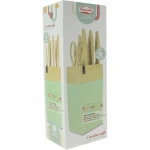 Set de Cuchillos Menastyl Polipropileno Verde 6 Piezas (6 Unidades)