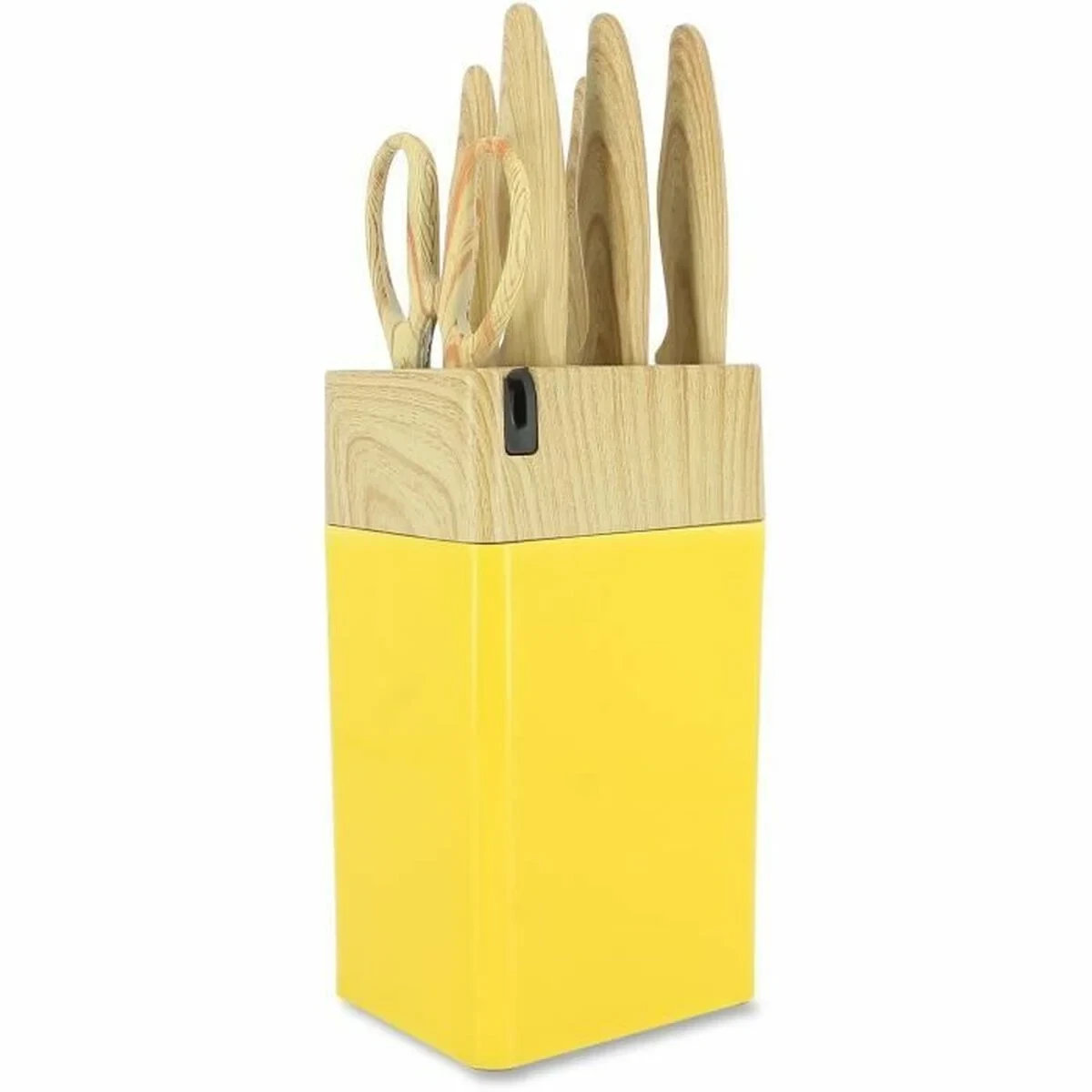 Set de Cuchillos Menastyl Amarillo Polipropileno 6 Piezas (6 Unidades)