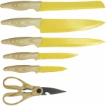 Set de Cuchillos Menastyl Amarillo Polipropileno 6 Piezas (6 Unidades)