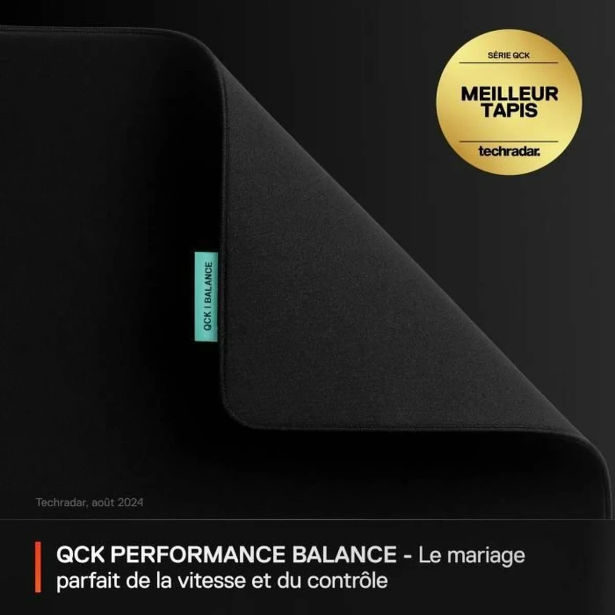 Alfombrilla de Ratón SteelSeries QcK Performance XL - Balance Negro