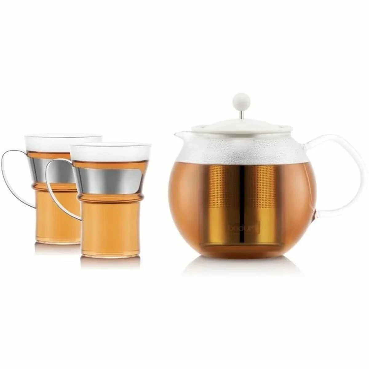 Cafetera de Émbolo Bodum Transparente Acero 1 L 0,35 L (8 Unidades)