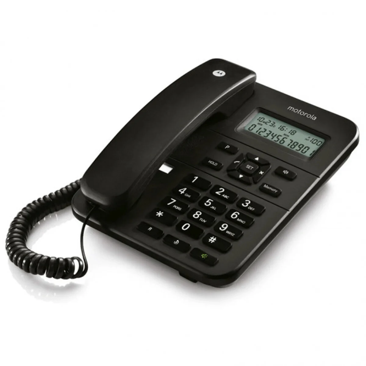 Teléfono Fijo Motorola Negro
