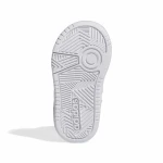 Zapatillas de Deporte para Bebés Adidas Hoops Mid 3.0 Blanco