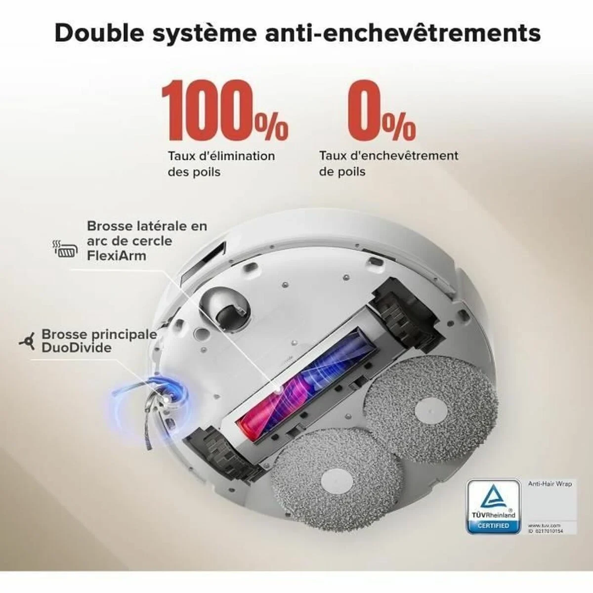 Robot Aspirador Roborock QREVO CURV 6400 mAh