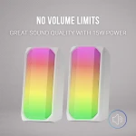 Altavoz Bluetooth Portátil Mars Gaming MSRGBW Blanco 15 W 4 W