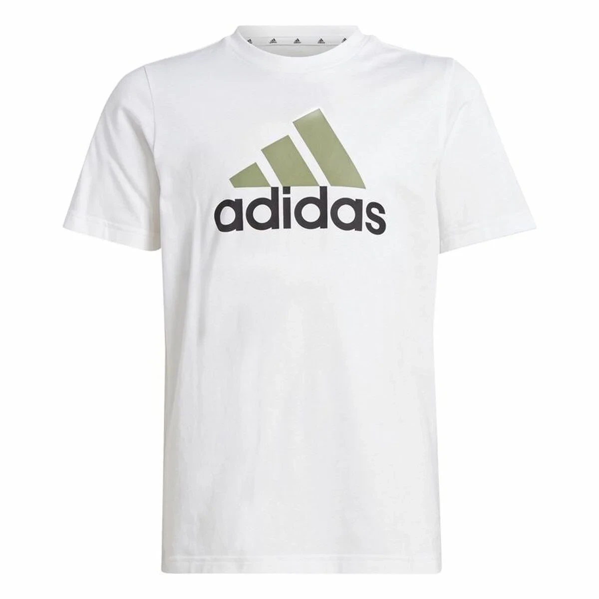 Camiseta de Manga Corta Unisex Adidas Essentials Blanco