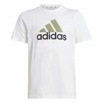 Camiseta de Manga Corta Unisex Adidas Essentials Blanco
