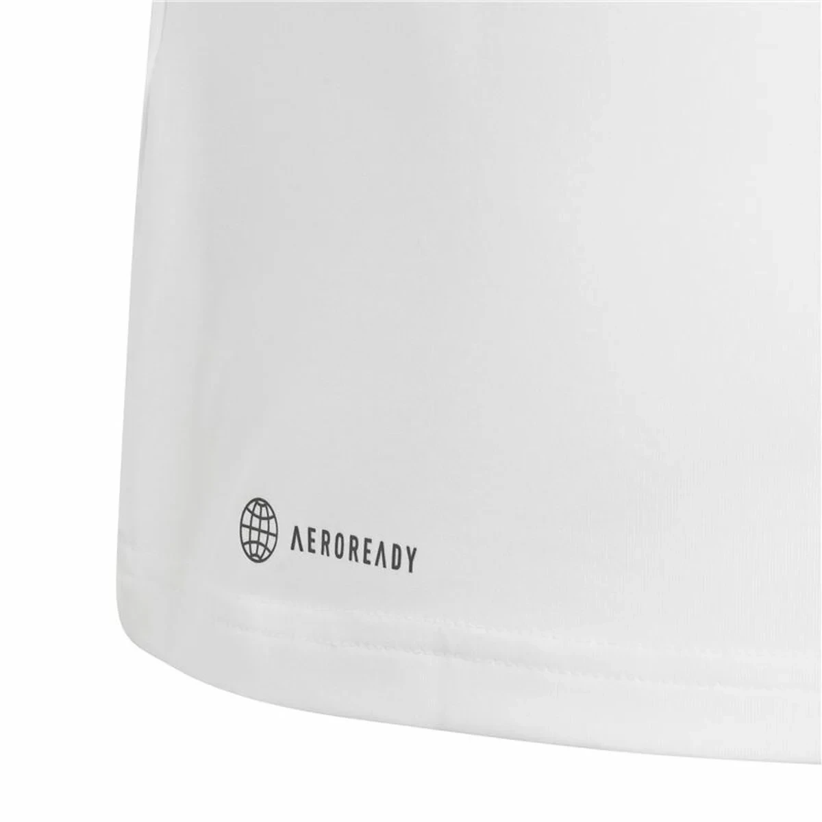 Camiseta de Manga Corta Unisex Adidas Training Essentials 3S Blanco