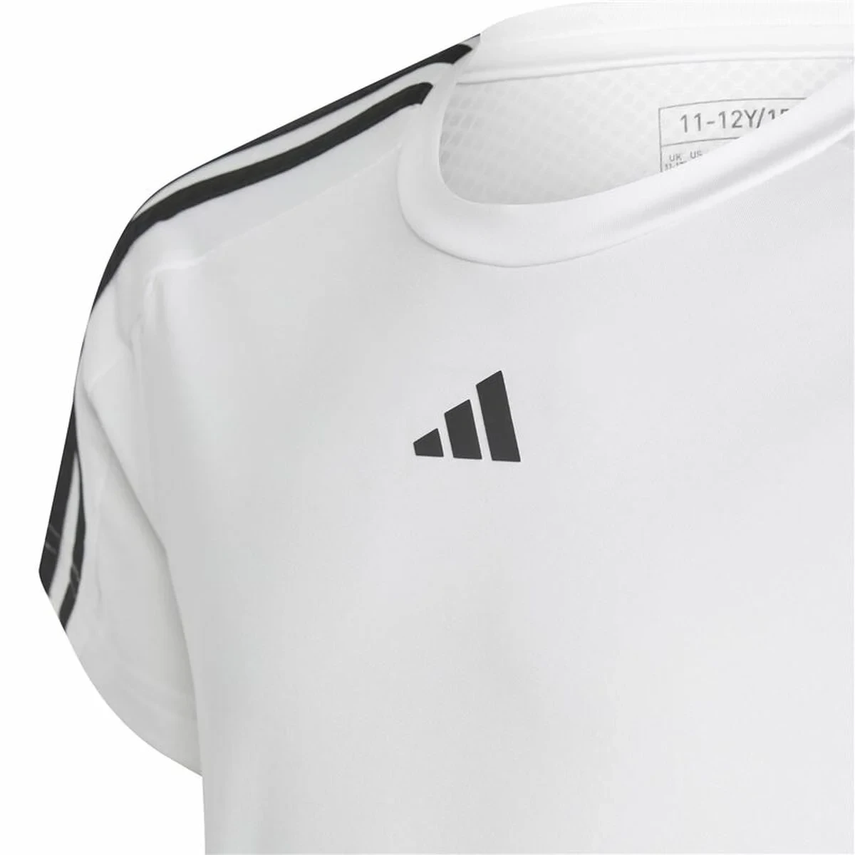 Camiseta de Manga Corta Unisex Adidas Training Essentials 3S Blanco