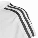 Camiseta de Manga Corta Unisex Adidas Training Essentials 3S Blanco