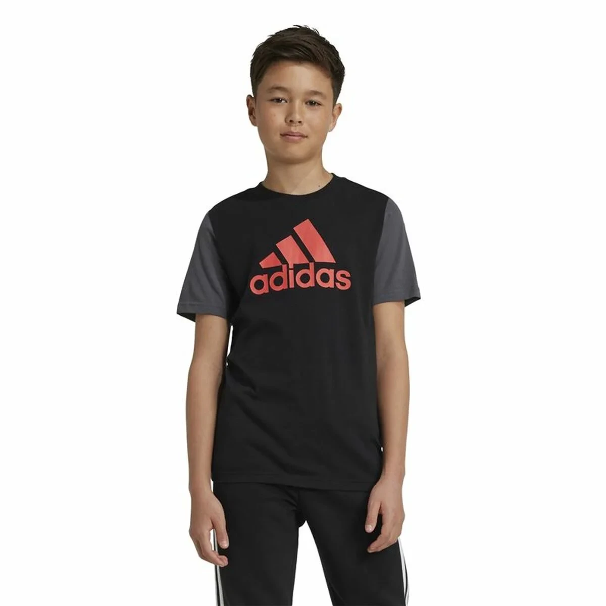 Camiseta de Manga Corta Unisex Adidas Essentials Negro