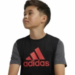 Camiseta de Manga Corta Unisex Adidas Essentials Negro