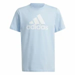 Camiseta de Manga Corta Unisex Adidas Essentials Azul Azul cielo
