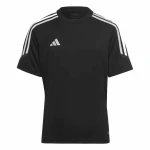 Camiseta de Fútbol Adidas Tiro23 Negro