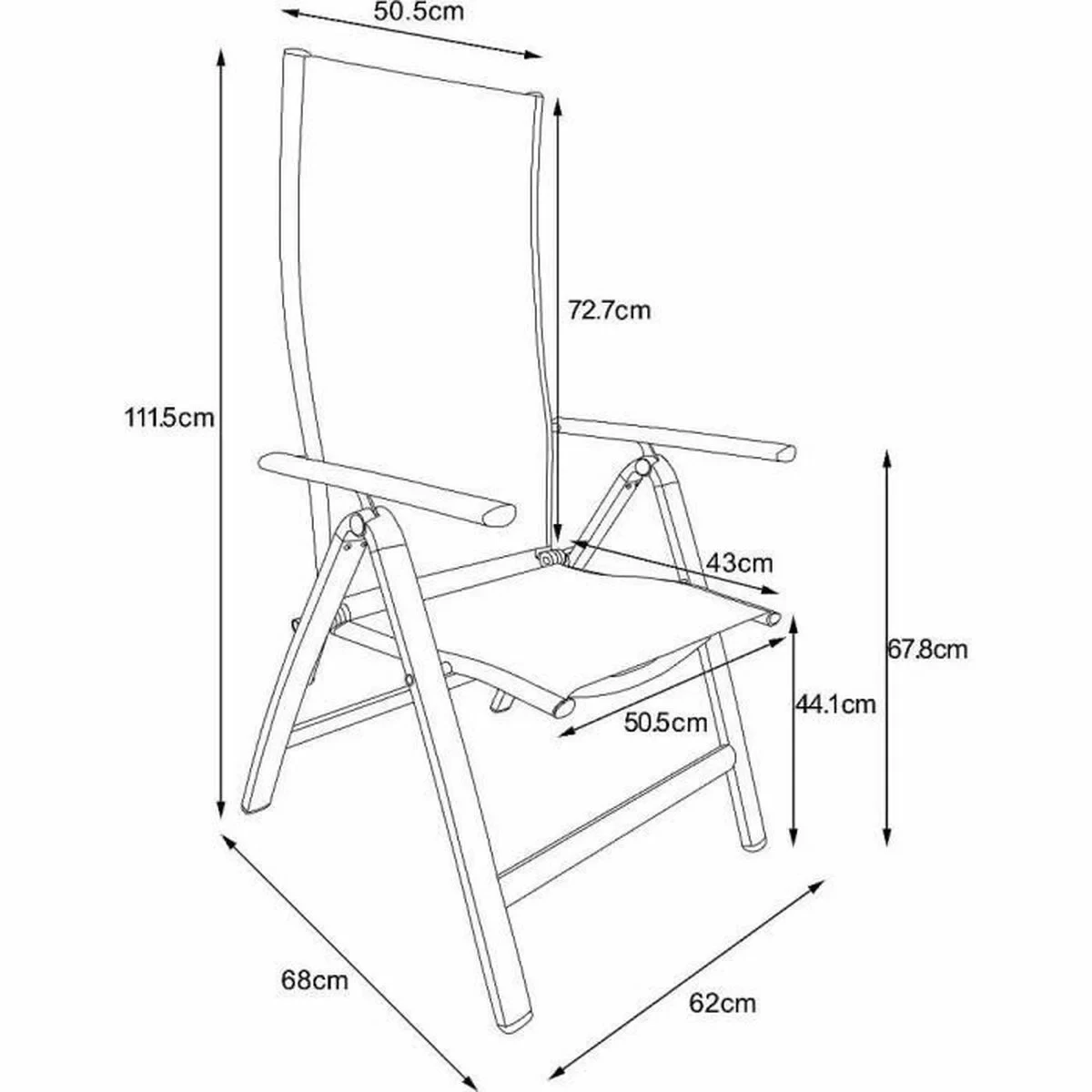 Silla de Jardín Fieldmann FDZN 5018