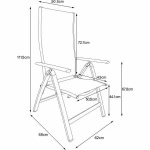 Silla de Jardín Fieldmann FDZN 5018