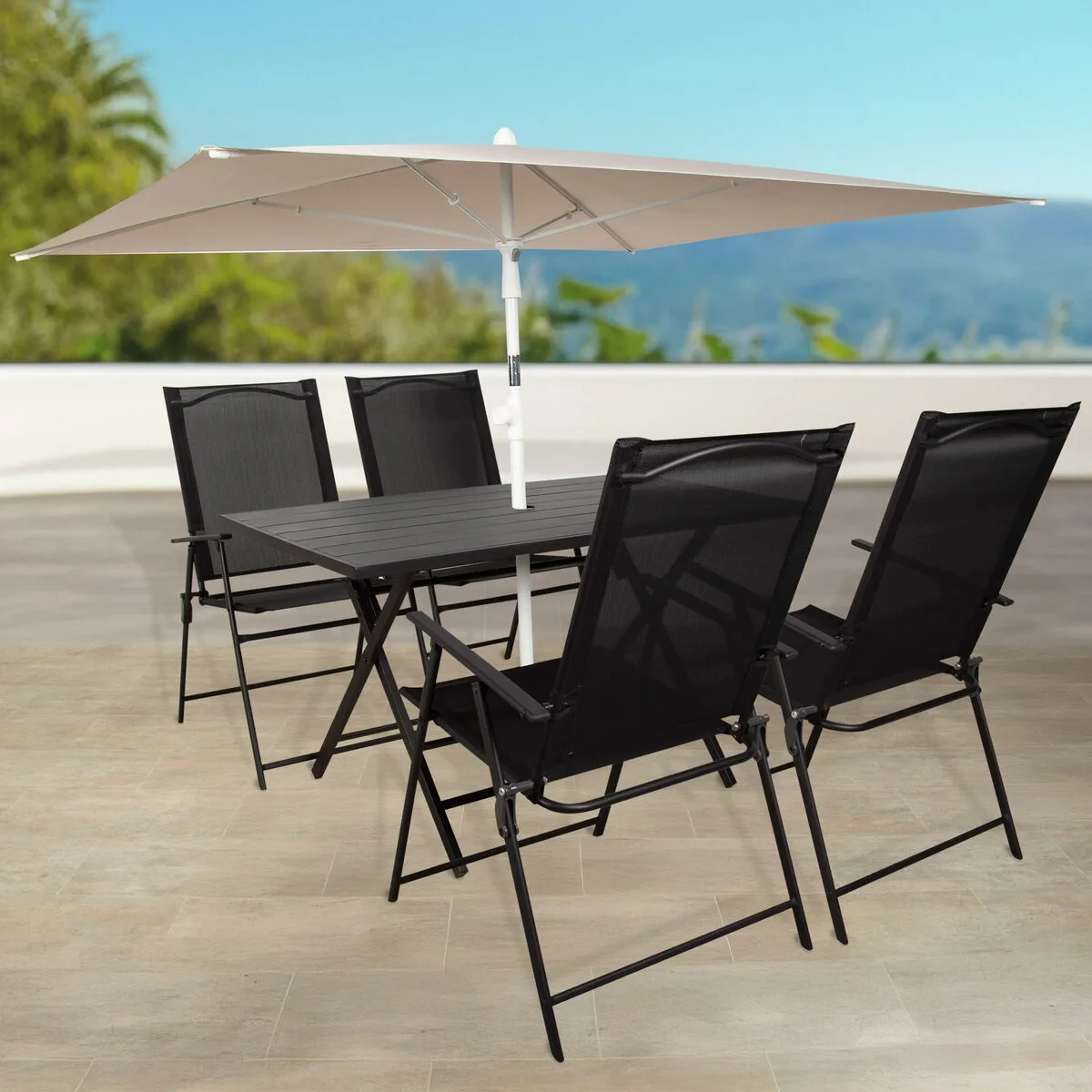 Mesa Plegable Aktive 120 x 70 x 75 cm