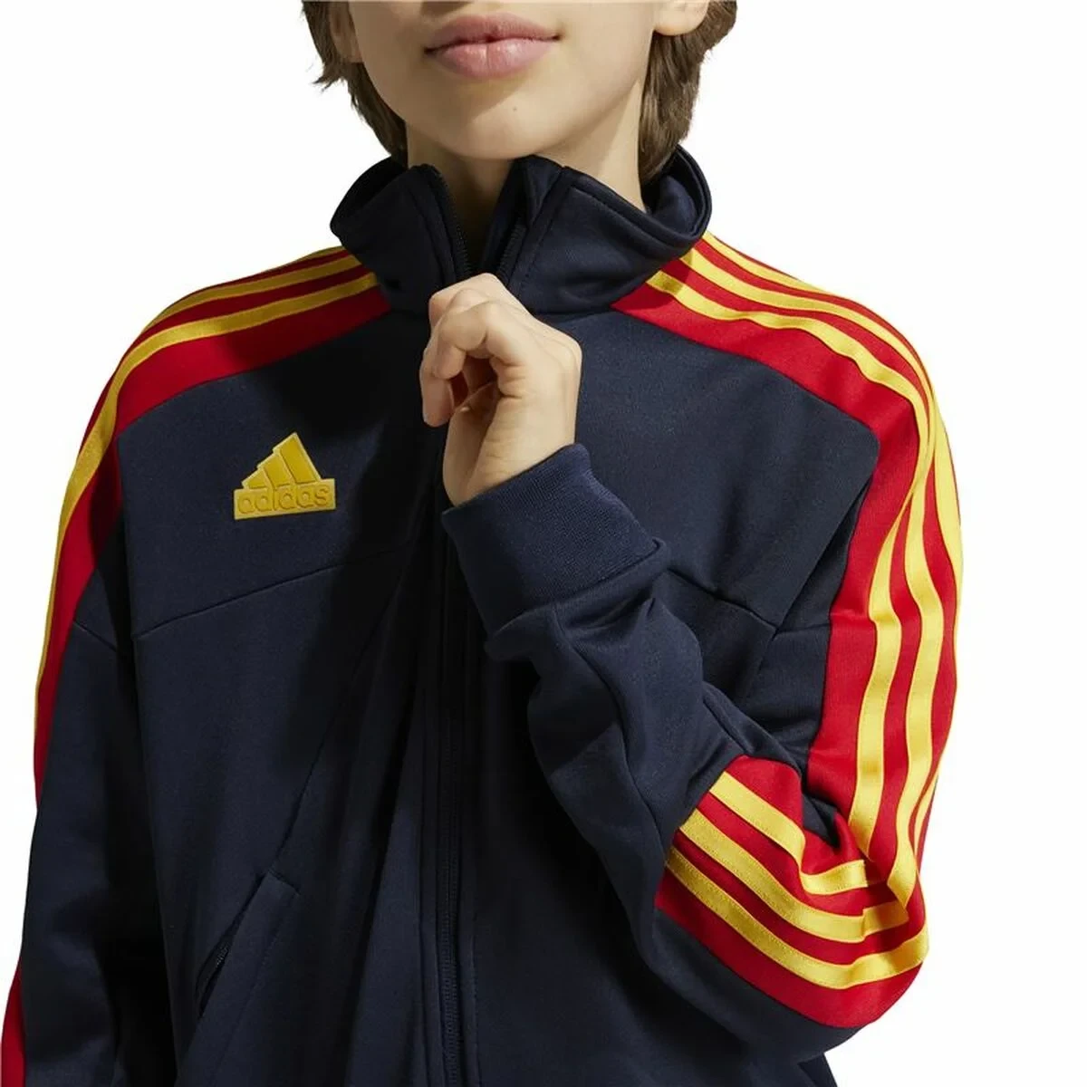 Sudadera sin Capucha Adidas Tiro Nations Pack Track Azul