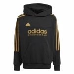 Sudadera con Capucha Unisex Adidas Tiro Nations Pack Negro