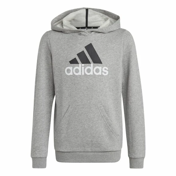 Sudadera con Capucha Unisex Adidas Essentials Gris
