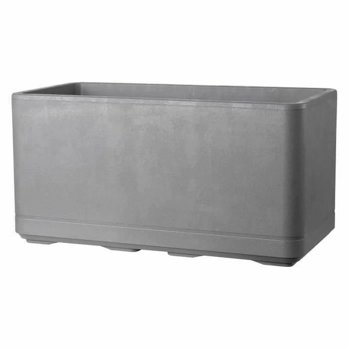 Jardinera Autorriego Deroma Gris 78 x 38 x 39 cm Plástico Rectangular Ø 78 cm
