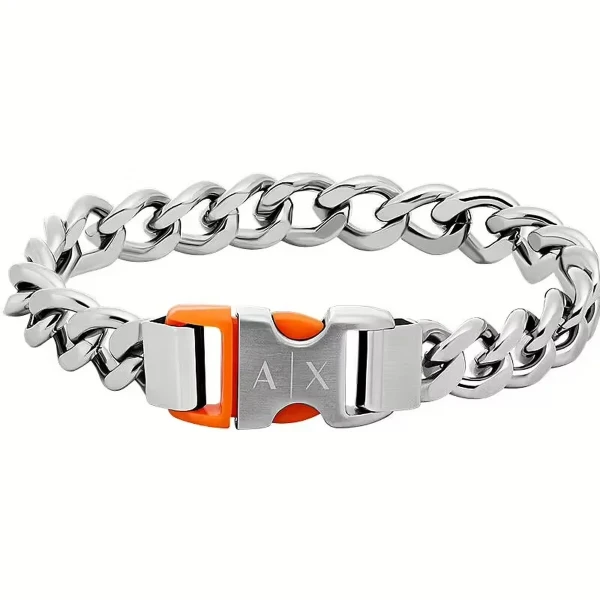 Pulsera Hombre Armani Exchange AXG0153040 Plateado