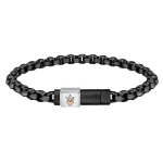 Pulsera Hombre Maserati ICONIC Acero Inoxidable Negro