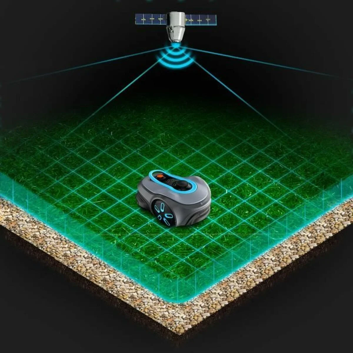 Robot cortacésped Gardena Smart SILENO Free 1200 M² 100 m 1000 m² 250 m 180 m 800 m² 220 m 750 m² 1800 M²