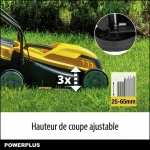 Cortacésped Powerplus POWEG62203 30 L 1000 W 230 V 32 cm 20-70 mm