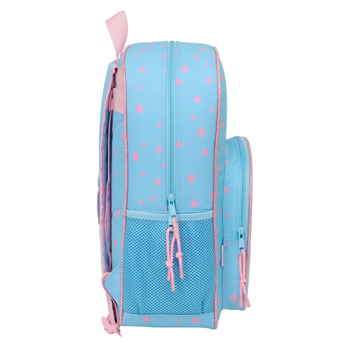 Mochila Escolar Lilo & Stitch Happy Azul cielo 33 x 42 x 14 cm