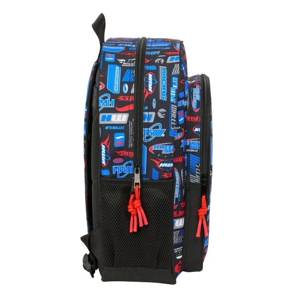 Mochila Escolar Hot Wheels Multicolor 32 x 38 x 12 cm