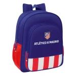 Mochila Escolar Atlético Madrid Azul Blanco Rojo 32 x 38 x 12 cm