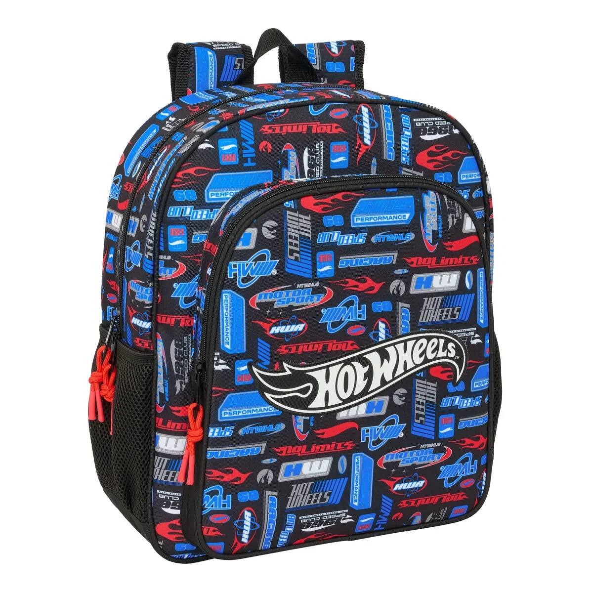 Mochila Escolar Hot Wheels Multicolor 32 x 38 x 12 cm