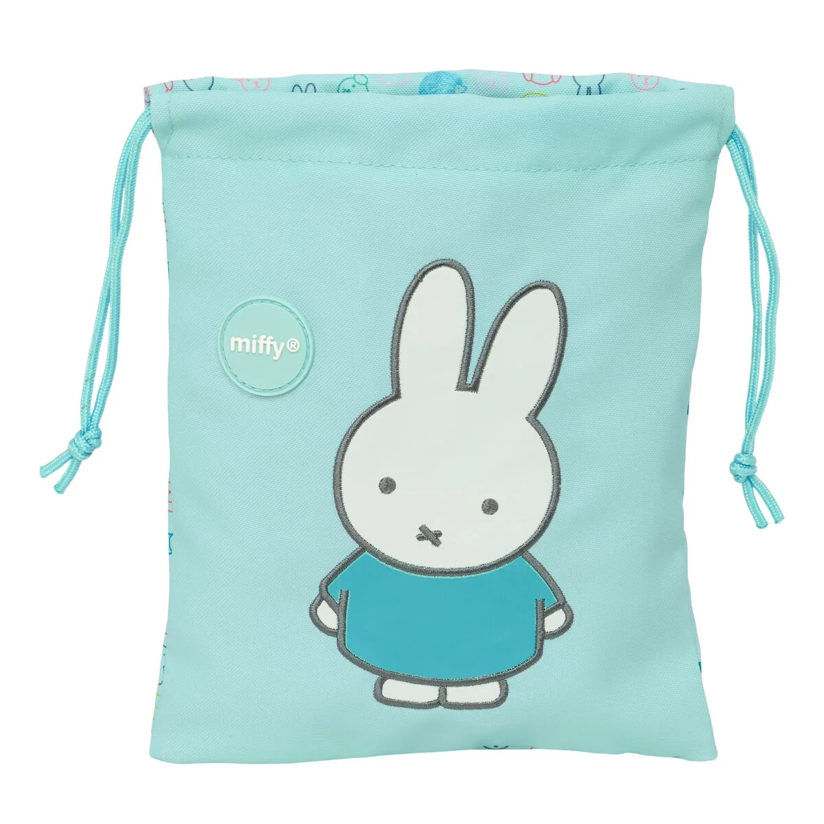 Bolsa Mochila con Cuerdas Miffy Friends Azul