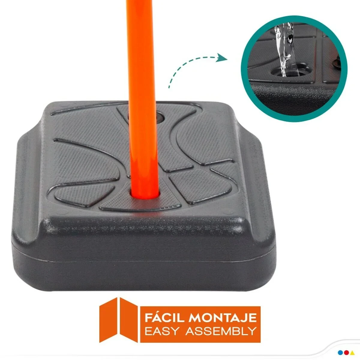 Canasta de Baloncesto Colorbaby 33 x 106 x 29 cm (4 Unidades)