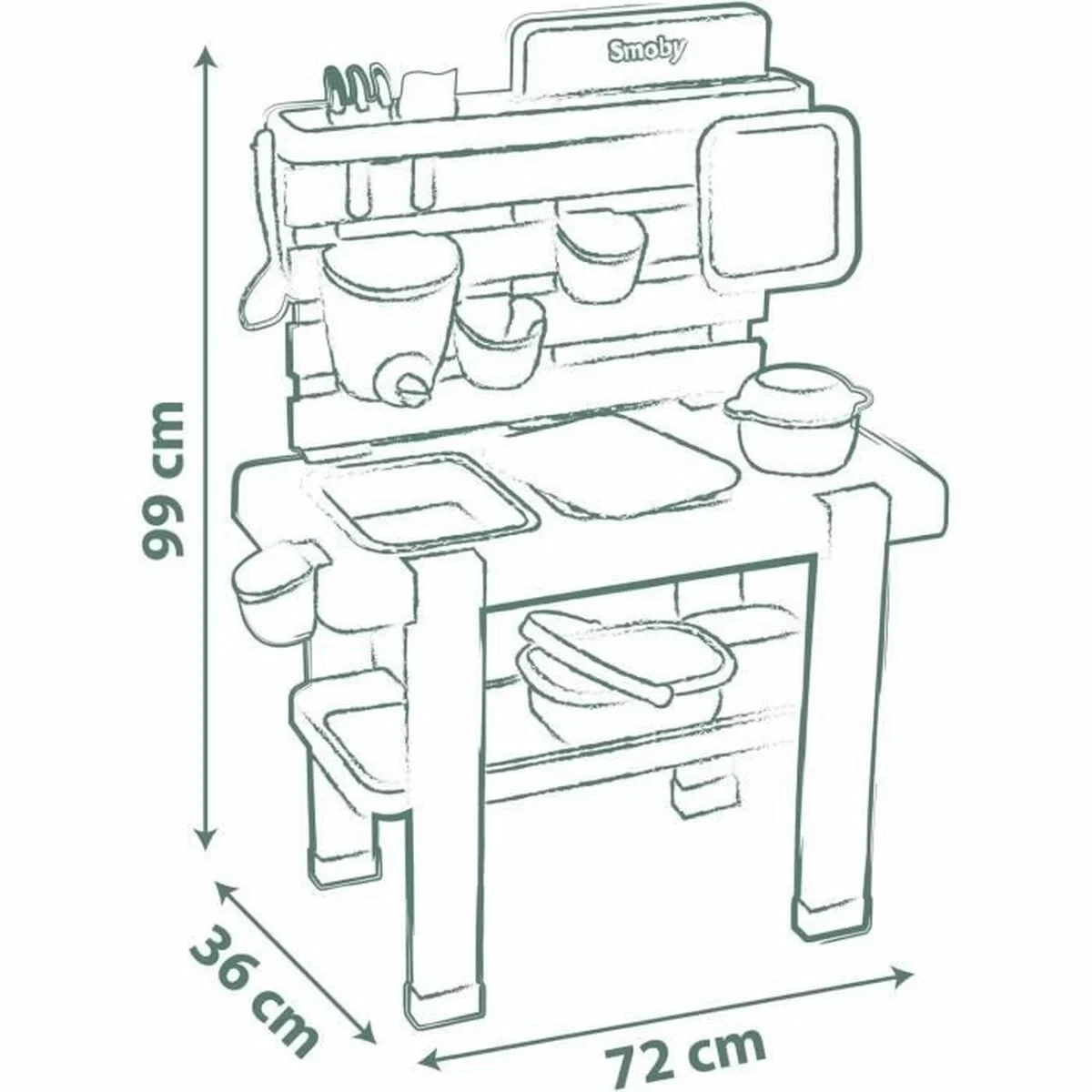 Cocina de Juguete Smoby Life - Mud Kitchen
