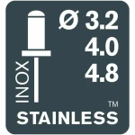 Adaptador Rapid RP150 5001484 Remaches 6 x 24,5 x 11 cm