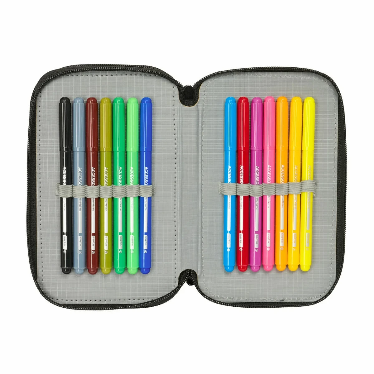 Portatodo Hot Wheels Multicolor 12,5 x 19,5 x 5,5 cm 37 Piezas