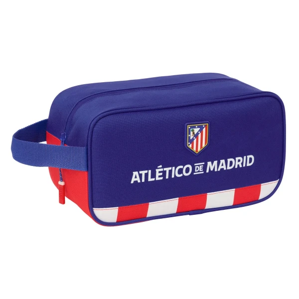 Zapatillero de Viaje Atlético Madrid Azul Blanco Rojo 29 x 15 x 14 cm