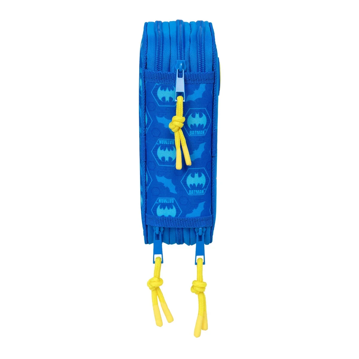 Plumier Triple Batman Azul 12,5 x 19,5 x 5,5 cm 37 Piezas