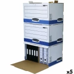 Caja de Archivo Fellowes    Azul Blanco 5 Unidades (33,5 x 55,7 x 38,9 cm)