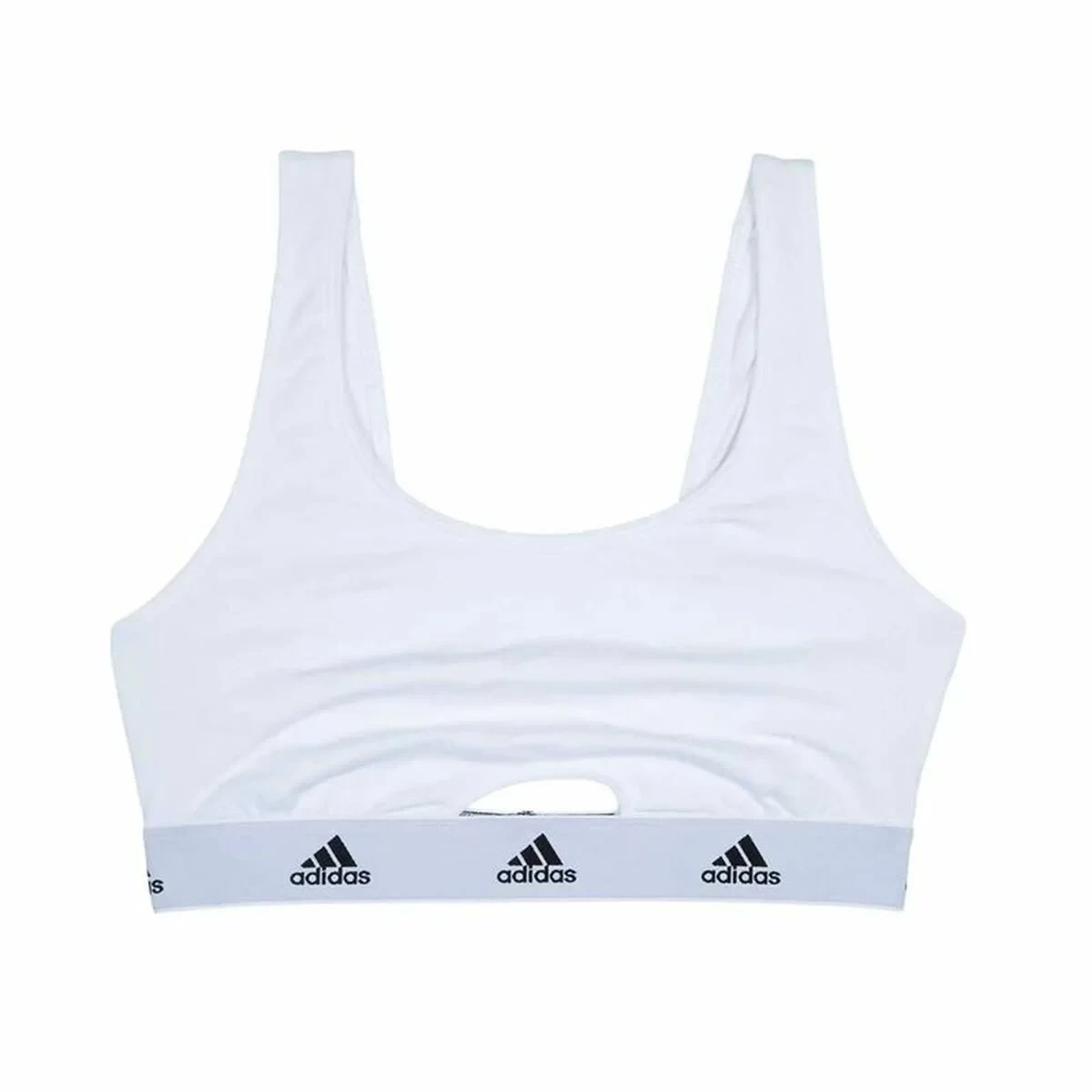 Sujetador Deportivo Adidas Active Comfort Cotton Blanco