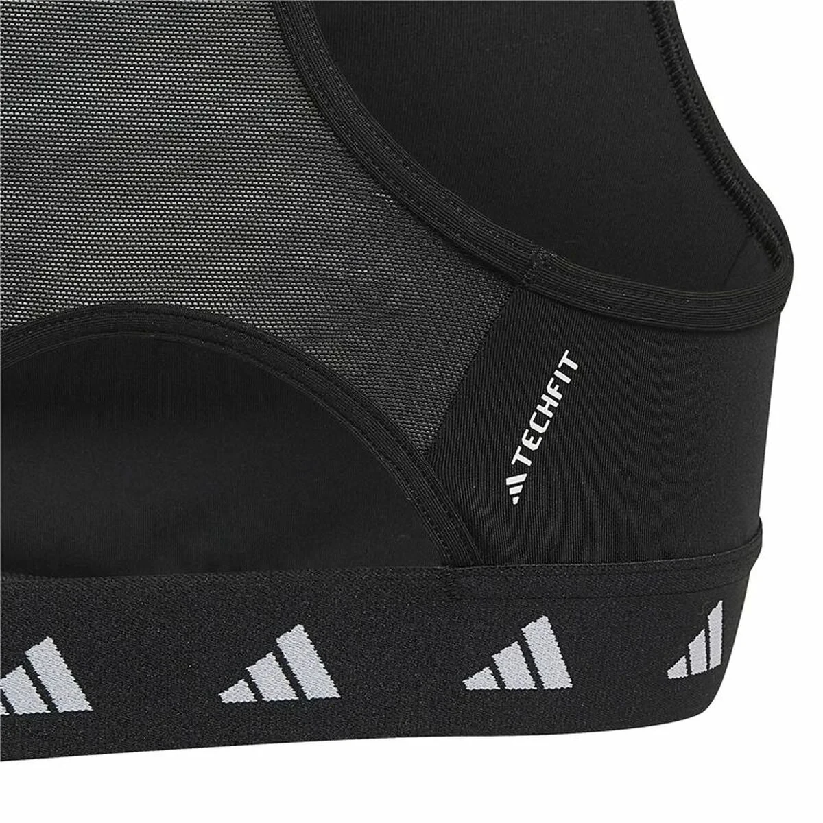 Sujetador Deportivo Adidas TechFit Power Negro