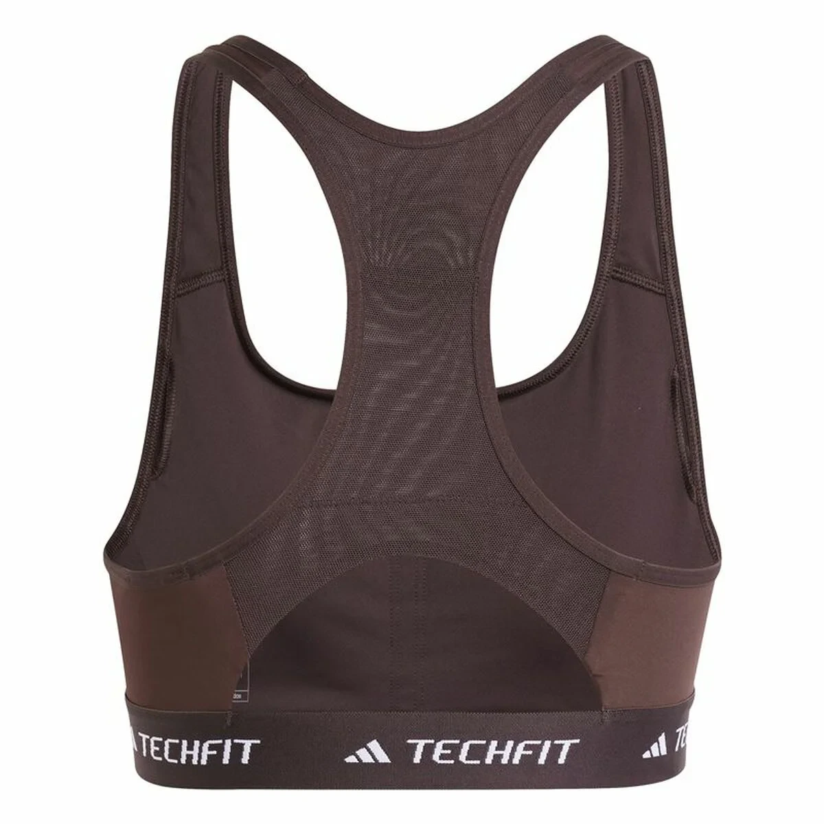 Sujetador Deportivo Adidas Techfit Medium Marrón