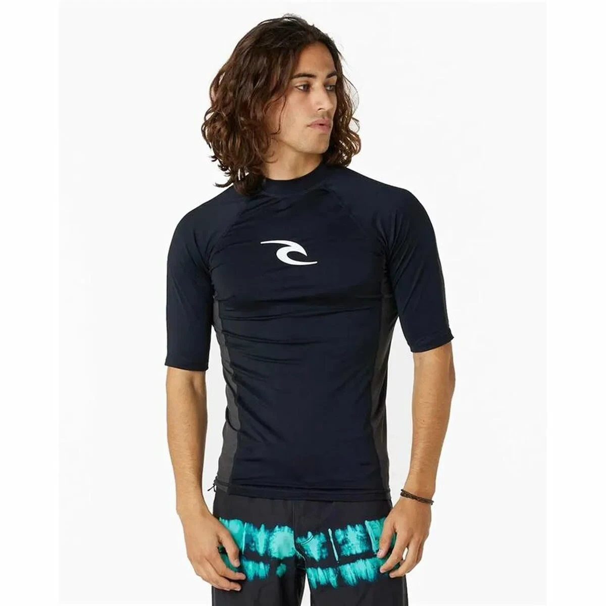 Camiseta de Baño Rip Curl Waves pf Negro Surf