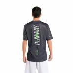 Camiseta Deportiva de Manga Corta Lok Sports Play Negro Pádel
